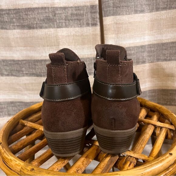 Earth Origins Brown Ankle Boots Size 8 - Picture 9 of 13